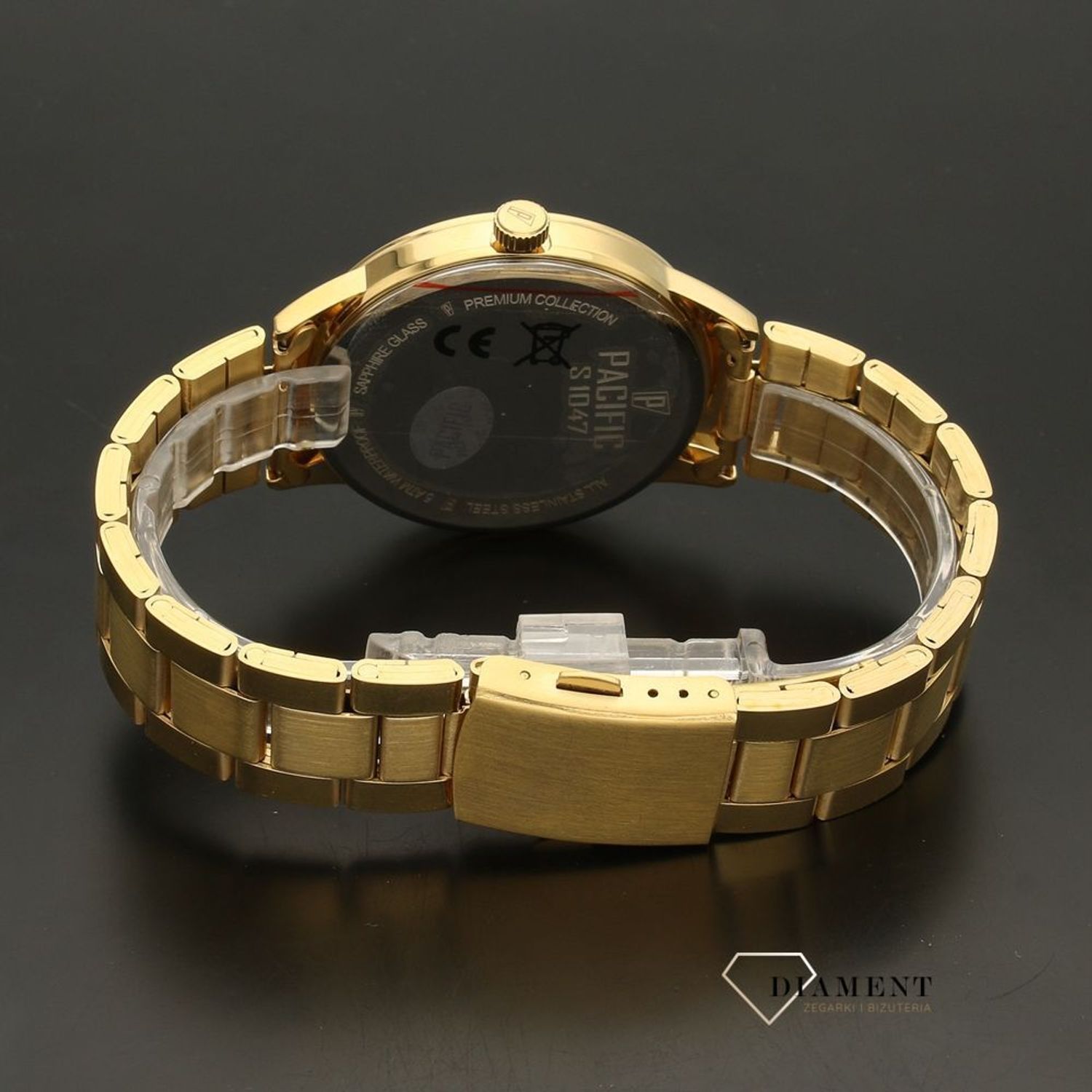 Męski zegarek Pacific Sapphire S1047 GOLD (1).jpg